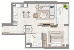 1 bedroom apartment